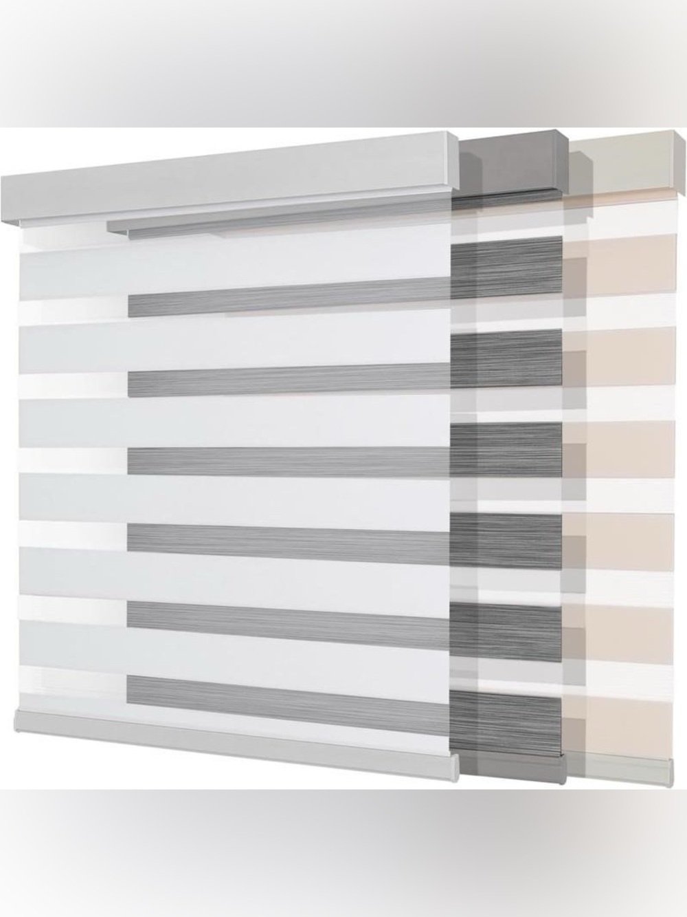 JOYDECO ZEBRA BLINDS (PRO), WHITE